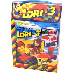 LORI TOYS Lori - 3 Polytechnická stavebnica 50 ks