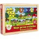 TEDDIES Drevené puzzle Moje prvé zvieratká 4x12 dielikov