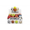 TEDDIES Penová futbalová lopta 7cm